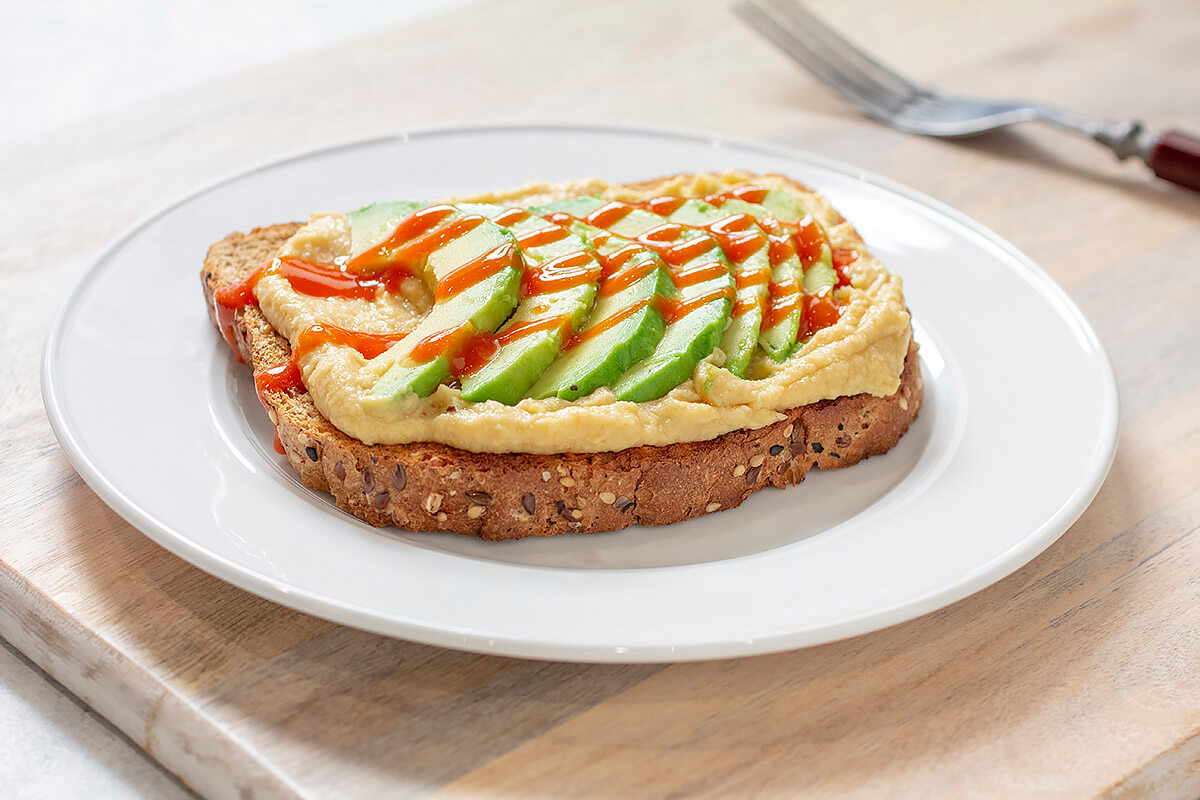 Hummus Avocado Toast